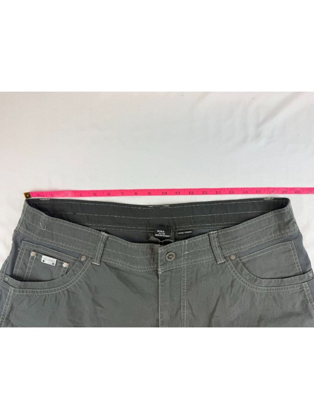 Kuhl Renegade Shorts Mens 40 Gray Nylon Hiking Utility Zip Cargo Pockets 9" - Picture 10 of 11